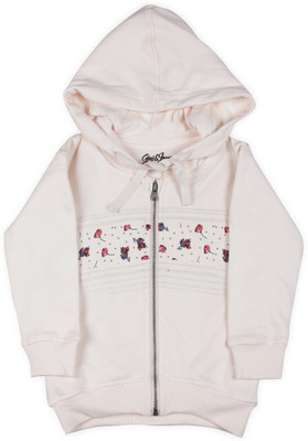Gini & Jony Full Sleeve Printed Baby Girl's Jacket, C401
