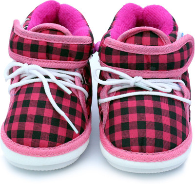 

Chiu Boys & Girls Velcro Casual Boots(Pink