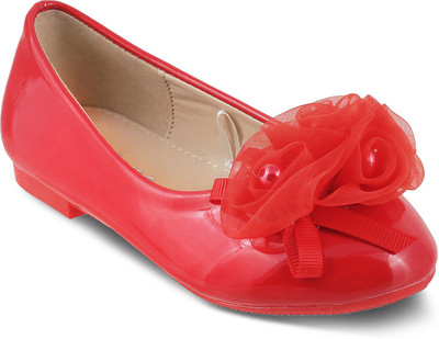 

KITTENS Girls Slip on Ballerinas(Red
