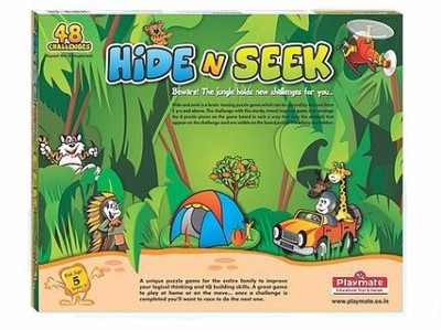 

Playmate Hide N Seek Jungle theme puzzle. Age:5 to 8 Years +(Multicolor)
