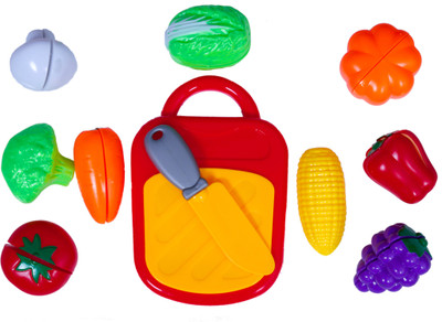 

VIVAAN Realistic Sliceable Fruit Cutting Play Toy Set(Multicolor)