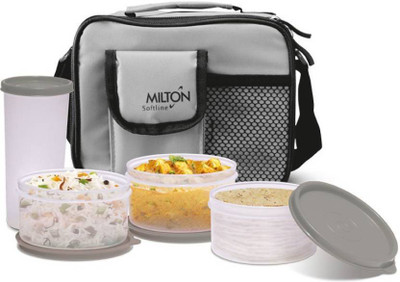

Milton Combi Meal 4 Containers Lunch Box(550 ml), Grey