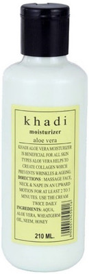 

Khadi Natural Herbal Aloevera Moisturizing Lotion(210 ml)