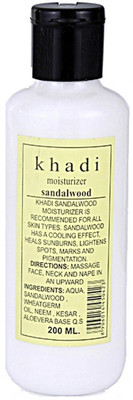 

Khadi Natural Herbal Sandalwood Moisturizing Lotion(210 ml)