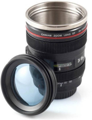

Bruzone Premium Quality Camera C07 Stainless Steel Mug(350 ml), Black