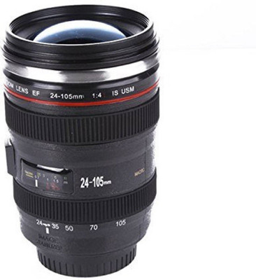 

Bruzone Premium Camera Lens B04 Plastic, Stainless Steel Mug(250 ml), Black