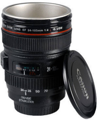 

Bruzone Premium Quality Camera C01 Stainless Steel Mug(350 ml), Black