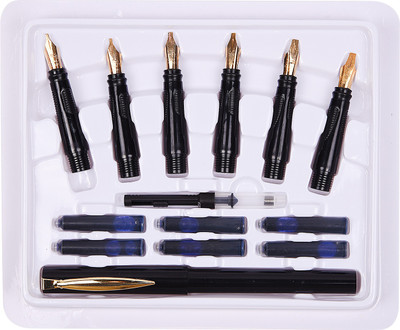 Atlas 22 Carat Gold Plated Nibs and Pen Set for Calligraphy available at flipkart for Rs.350