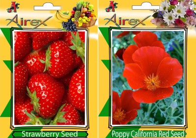 

Airex Strawberry, Poppy California Red Seed(20 per packet)