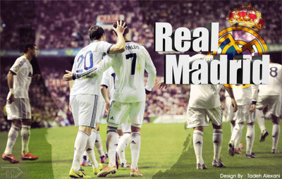 

Real Madrid Fine Quality Sports Wall Poster Fine Art Print(12 inch X 18 inch, Rolled)