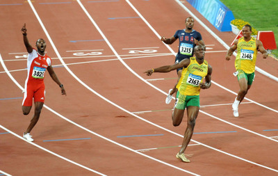 

Usain Bolt Fine Quality Sports Wall Poster Fine Art Print(12 inch X 18 inch, Rolled)
