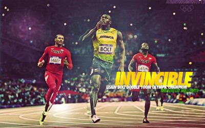 

Usain Bolt Fine Quality Sports Wall Poster Fine Art Print(12 inch X 18 inch, Rolled)