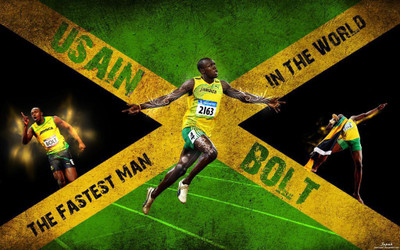 

Usain Bolt Fine Quality Sports Wall Poster Fine Art Print(12 inch X 18 inch, Rolled)