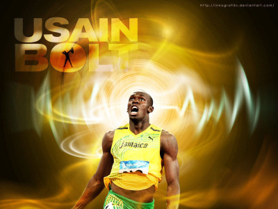 

Usain Bolt Fine Quality Sports Wall Poster Fine Art Print(12 inch X 18 inch, Rolled)