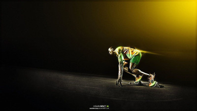 

Usain Bolt Fine Quality Sports Wall Poster Fine Art Print(12 inch X 18 inch, Rolled)