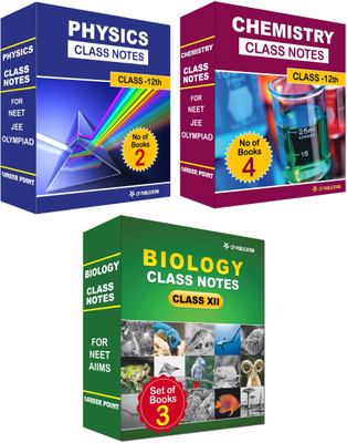 Class Notes For 12th PCB (Set Of 9 Volumes) For NEET/AIIMS/Olympiad By Career Point Kota(Paperback, Career Point Kota)
