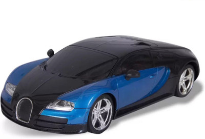 Kanchan Toys Bugatti Sports Remote Control Car(Blue, Black), Black;blue