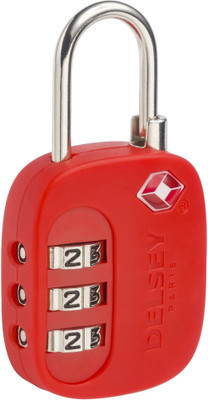 

Delsey Travel Necessities Safety Lock(Red)