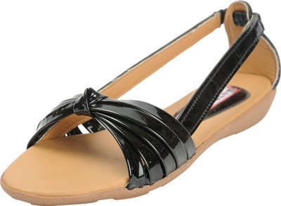 

Belly Ballot Women Black Flats