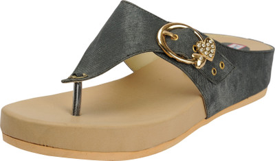 

Belly Ballot Women Grey Wedges