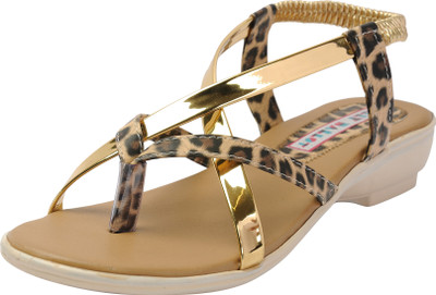 

Belly Ballot Women Golden Wedges