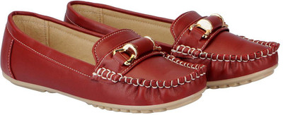 

FAUSTO Stylish Loafers For Women(Red, Cherry