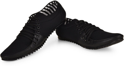 

ESSENCE Canvas Lace-Up Casual shoes for Men For Men(Black