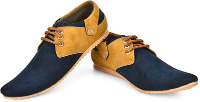 

Essence Derby Sneakers For Men(Blue, Yellow