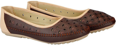 

FAUSTO Stylish Bellies For Women(Brown
