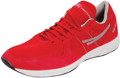 SEGA Unisex Red Marathon Running Shoes For Men(Red) available at flipkart for Rs.645
