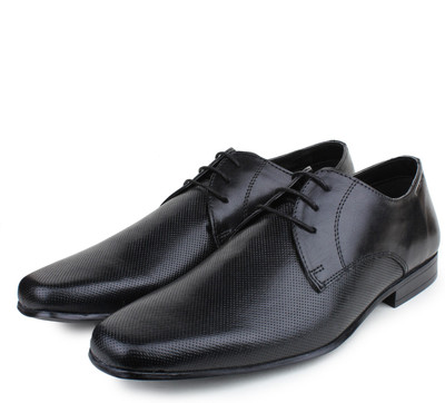 Red Tape Lace Up For Men(Black
