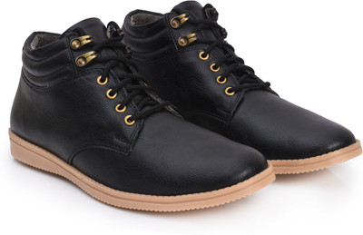 

Musk Duck Black Boots For Men(Black