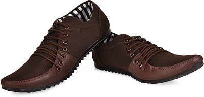 

ESSENCE Canvas Lace-Up Casual shoes for Men For Men(Brown