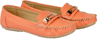 

FAUSTO Stylish Loafers For Women(Orange, Peach