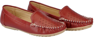 

FAUSTO Stylish Loafers For Women(Maroon, Cherry