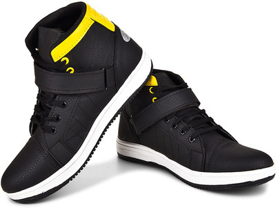 

Essence Black Money Boots For Men(Black, Yellow
