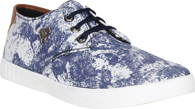 

Fashionboom Camouflage Canvas Shoes For Men(Blue, White