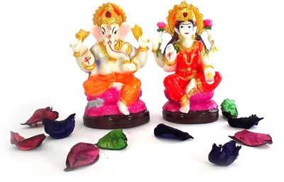 

LOF Decorative Showpiece - 15 cm(Marble, Multicolor)