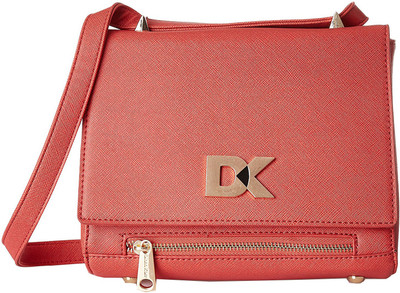 

Diana Korr Women Casual Red PU Sling Bag