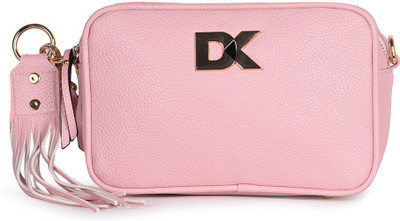 

Diana Korr Women Casual Pink PU Sling Bag