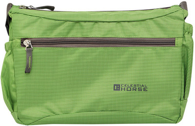 

celestial Horse Boys & Girls Casual Green Polyester Sling Bag