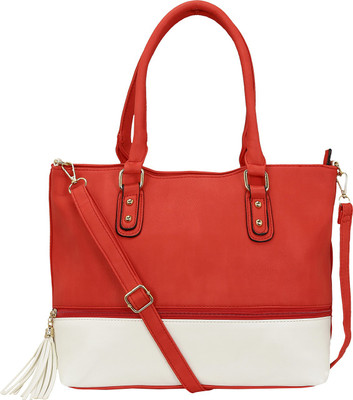 

Le Cuero Women Casual Red PU Shoulder Bag