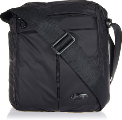 

Bendly Men Casual Black Polyester Sling Bag