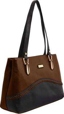 

JFL-Jewellery For Less Women Formal Black PU Shoulder Bag