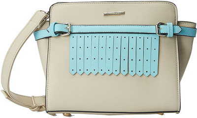 

Diana Korr Women Casual Beige, Blue PU Sling Bag