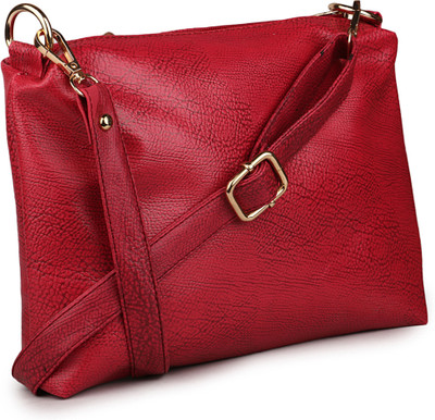 

Speed X Fashion Girls Casual Maroon Rexine Sling Bag
