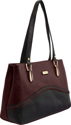 

JFL-Jewellery For Less Women Formal Maroon PU Shoulder Bag