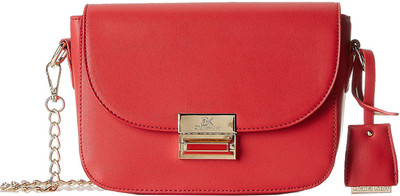 

Diana Korr Women Casual Red PU Sling Bag