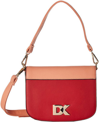 

Diana Korr Women Casual Red, Beige PU Sling Bag, Beige;red