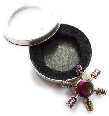 

kausal kf Rainbow High Speed Gyro Cyclone Fidget Hand Spinner with Stainless Steel Bearing (Multicolor)(Multicolor)